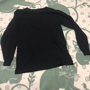plain black long sleeve